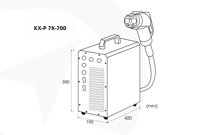 Dc Charging Pile（Portable）KX-P 7K-700