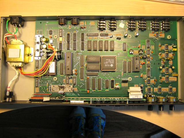 The digital signal processor (DSP) in the control module