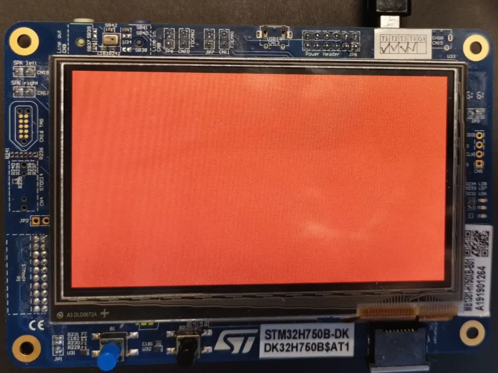 Framebuffer (or GRAM) of DC Charging pile Charging control unit