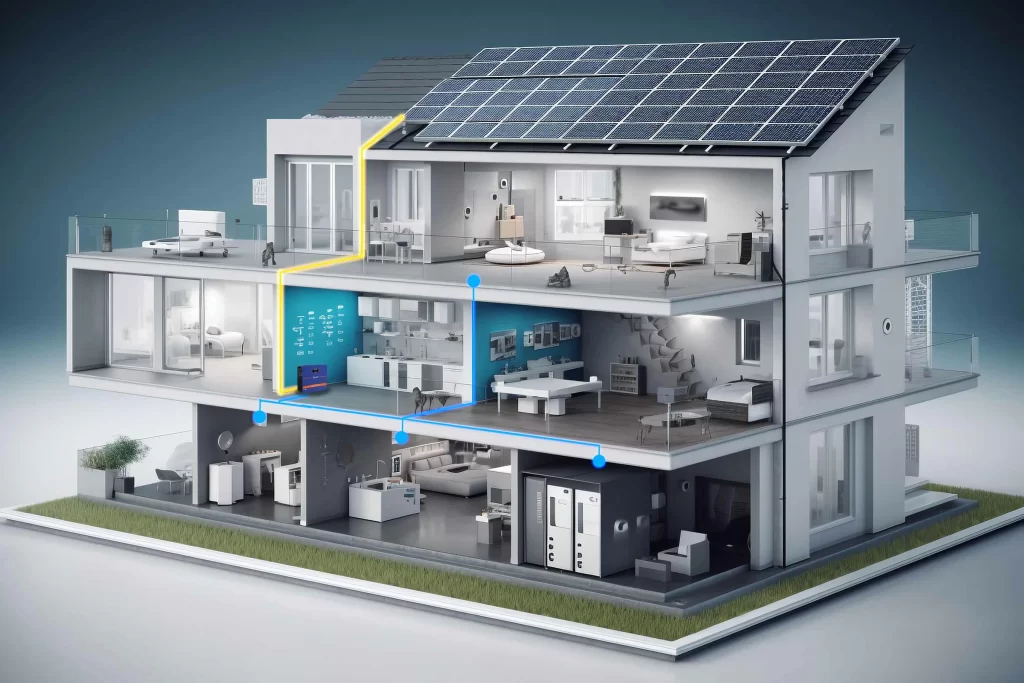 Hybrid home PV + energy storage system