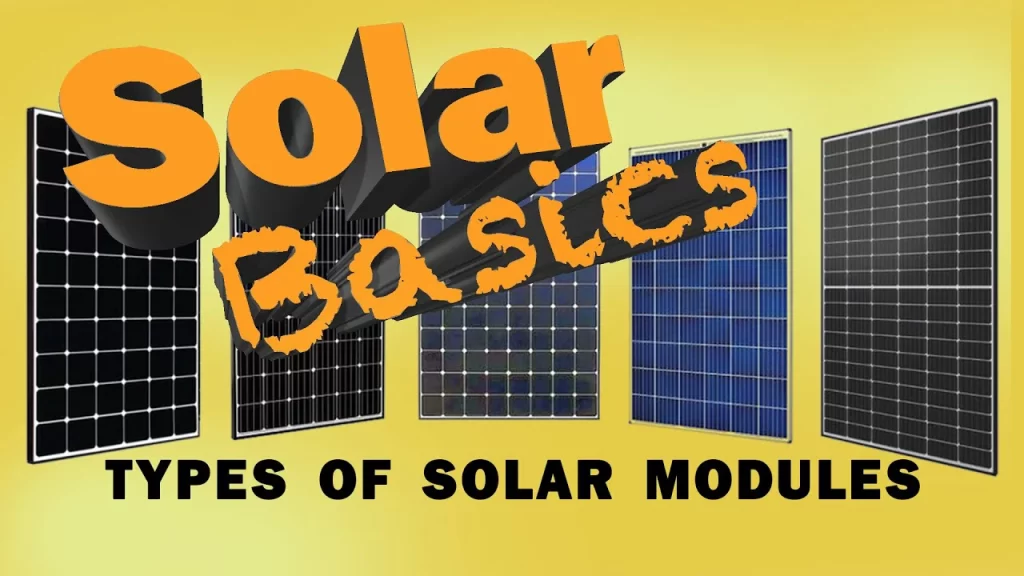 Photovoltaic module application field